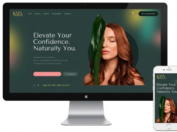 medical aesthetics website design Ireland - Kenmare Medical Aesthetics
