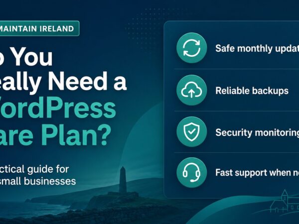 WordPress care plan Ireland