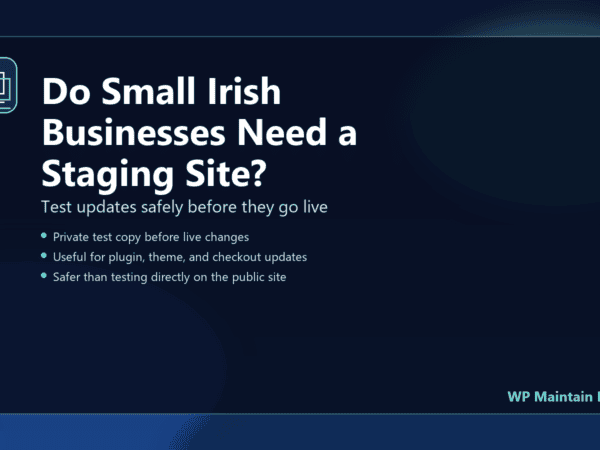 do small irish businesses need a staging site